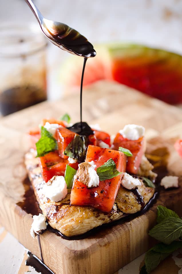 Grilled Watermelon & Balsamic Chicken (6)