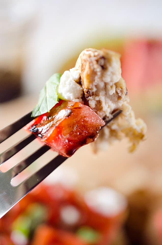 Grilled Watermelon & Balsamic Chicken