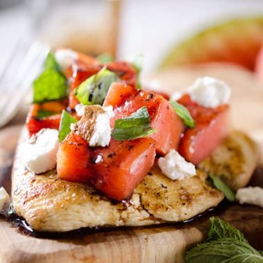 Grilled Watermelon & Balsamic Chicken (6)