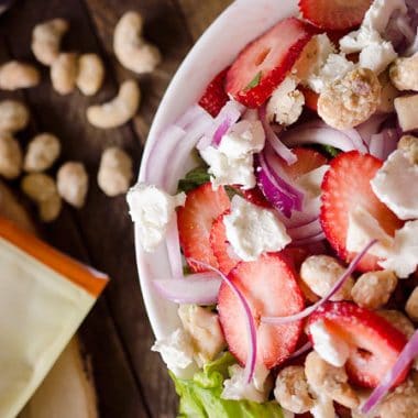 Strawberry & Coconut Cashew Salad