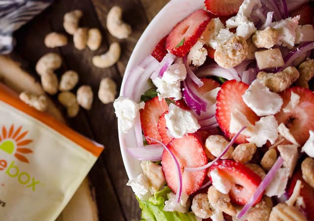 Strawberry & Coconut Cashew Salad