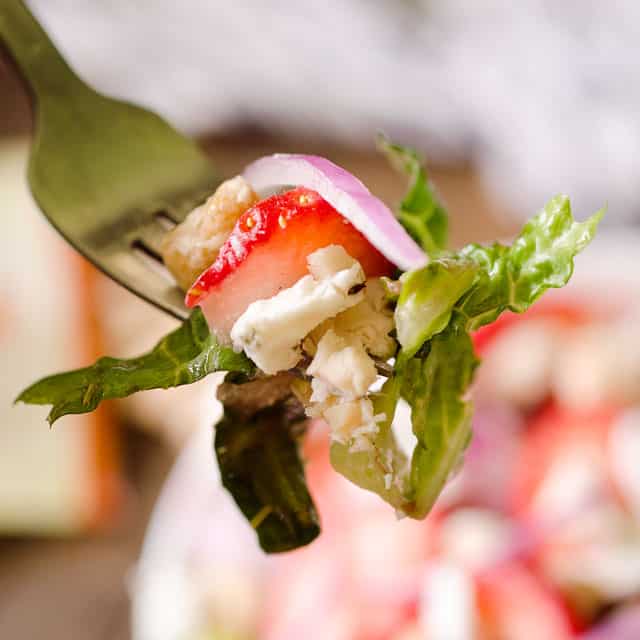 Strawberry & Coconut Cashew Salad