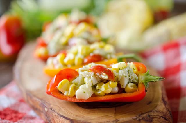 Cilantro Crab & Sweet Corn Mini Peppers