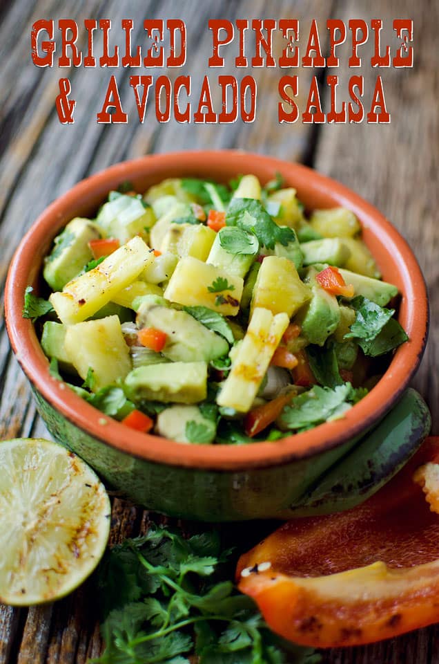 Grilled Pineapple & Avocado Salsa