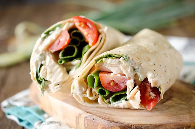 Light Chipotle Ranch Chicken Wrap