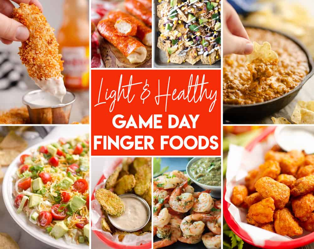 Healthy Game Day Finger Foods