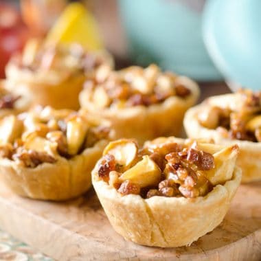 Caramel Apple Mini Pie Cups