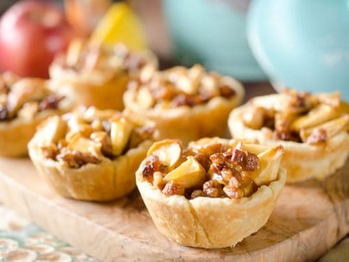 Caramel Apple Mini Pie Cups