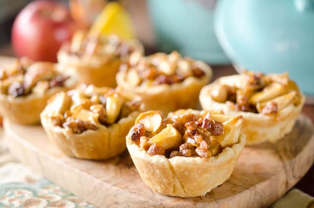 Caramel Apple Mini Pie Cups