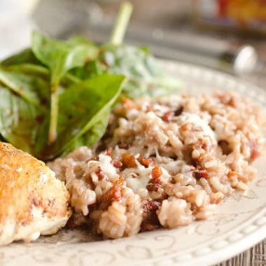 Red Wine & Pancetta Risotto