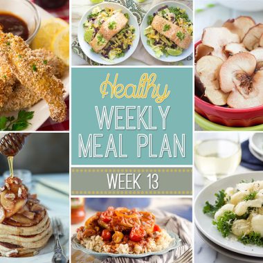 Healthy Weekly Meal Plan #13