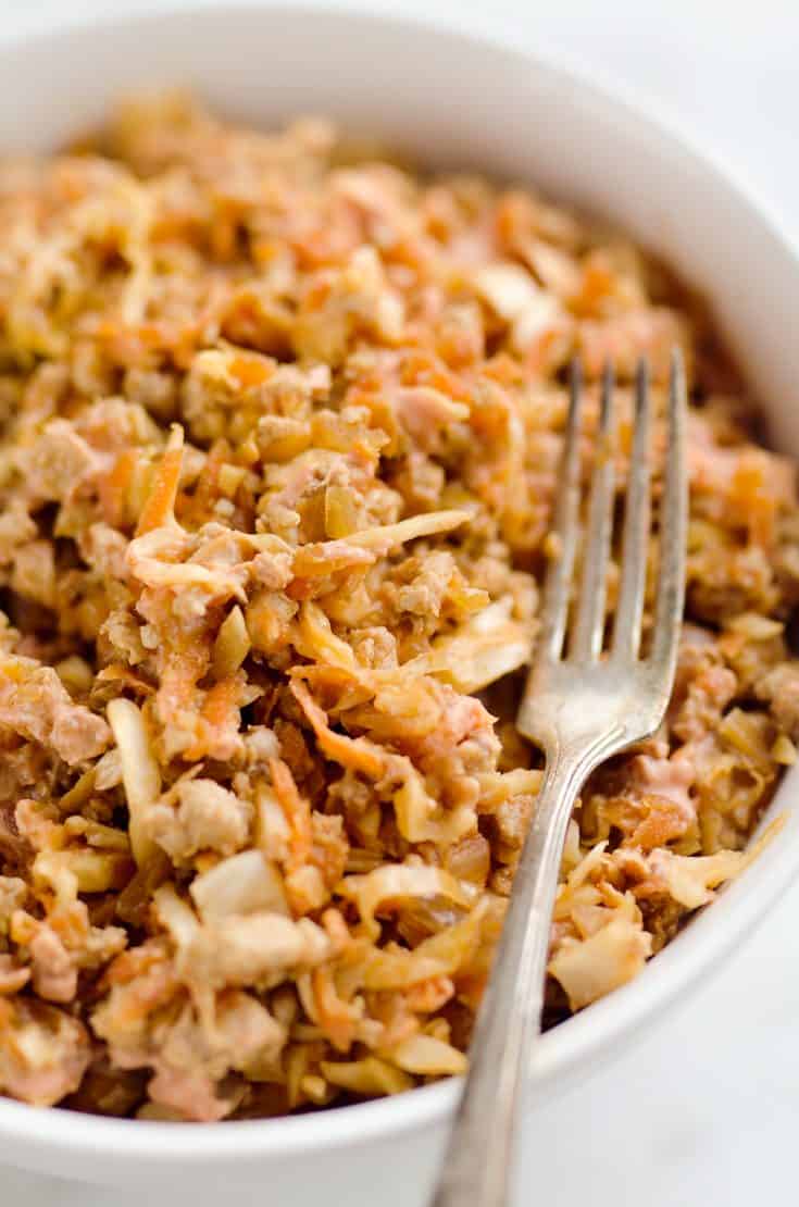 Turkey Egg Roll Bowl with Creamy Sriracha Easy 20 Minute Recipe