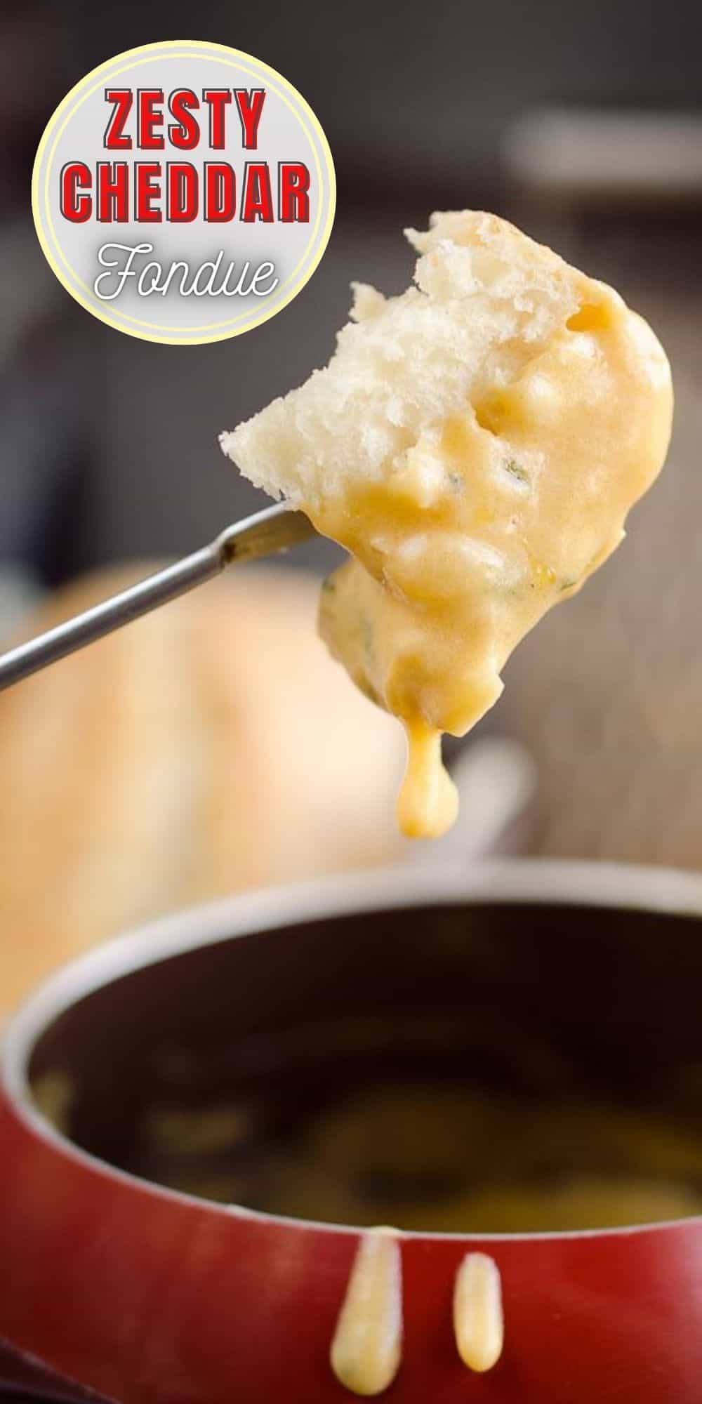 Zesty Cheddar Fondue