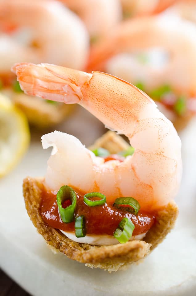 light shrimp cocktail bites