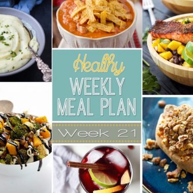 Healthy Weekly Meal Plan #21