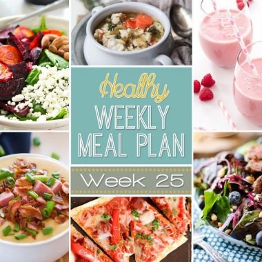 Healthy Weekly Meal Plan #25