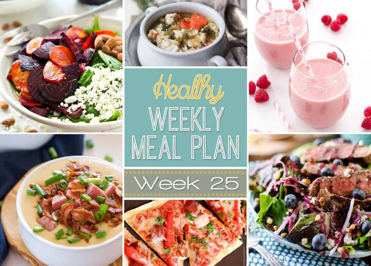 Healthy Weekly Meal Plan #25