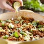 Light Taco Quinoa Skillet is a one pot dish with fresh flavors that makes an easy and healthy dinner!