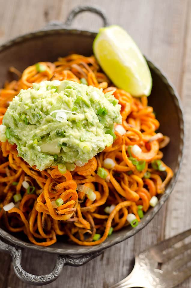 Spicy Spiralized Potatoes