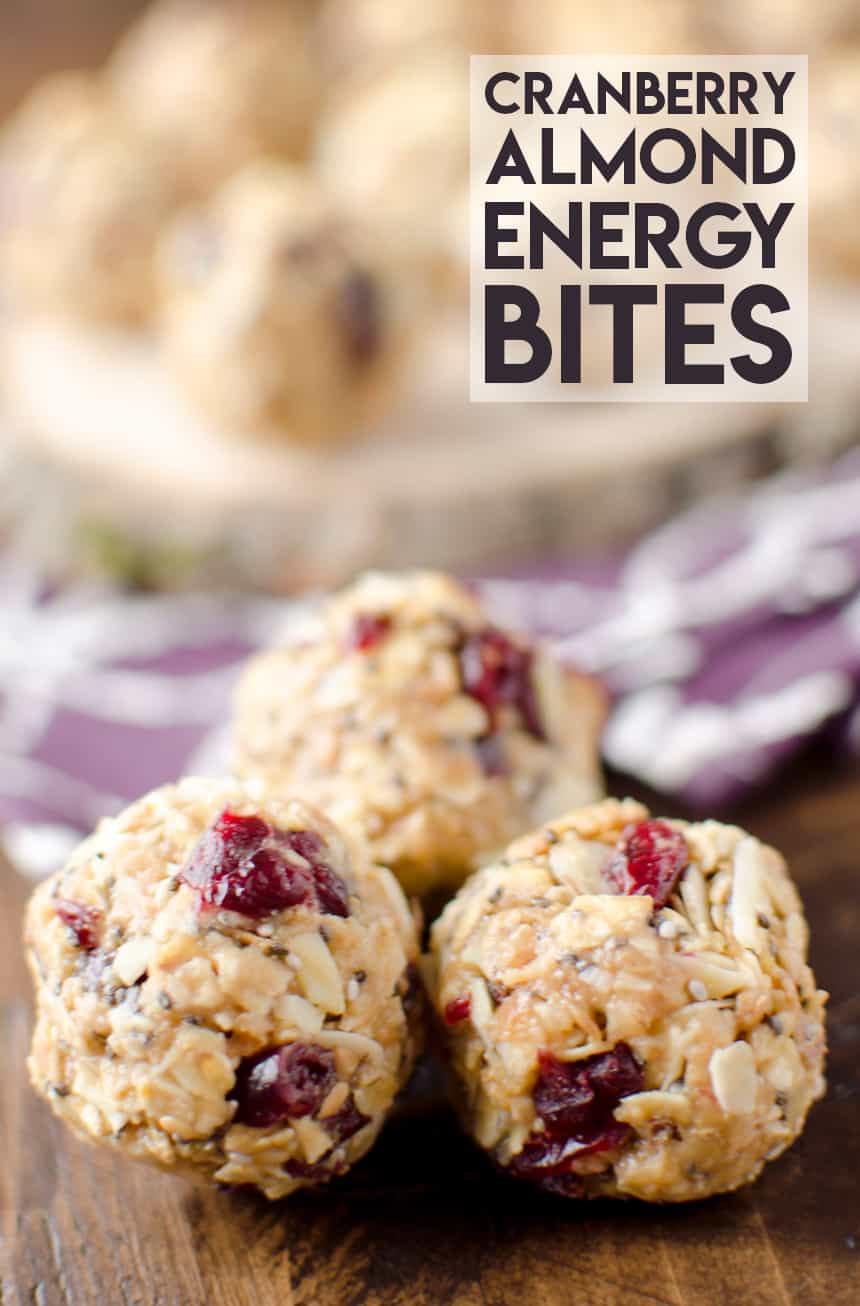 Cranberry Almond Energy Bites Easy Healthy Snack