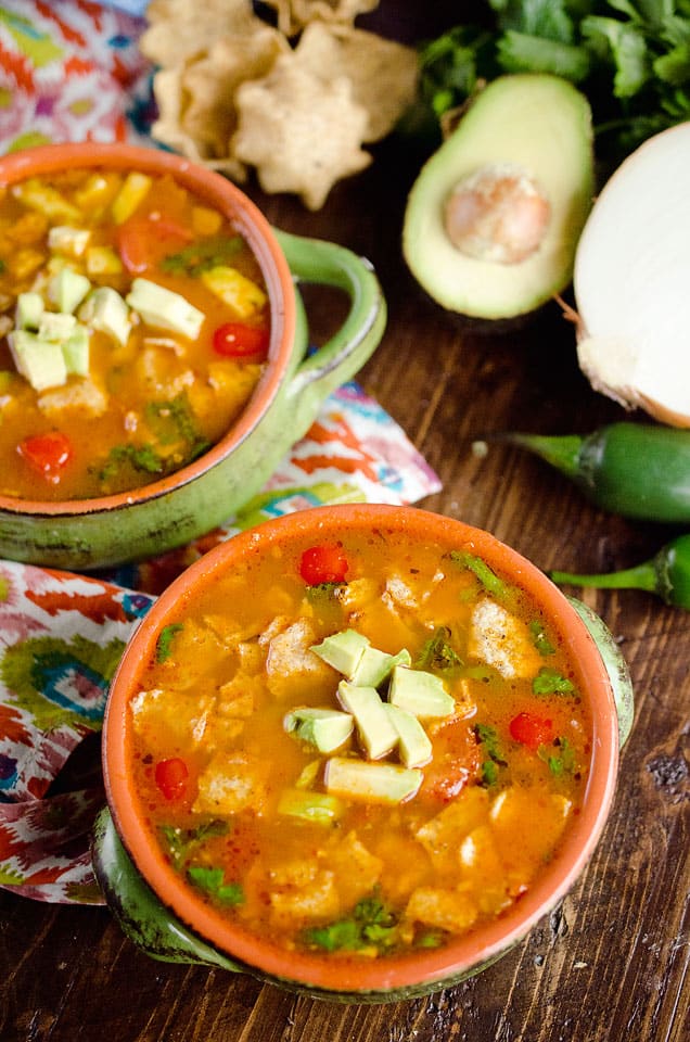 Light Taco Soup is a healthy meal full of wholesome ingredients and bold flavors!