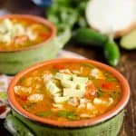 Light Taco Soup is a healthy meal full of wholesome ingredients and bold flavors!