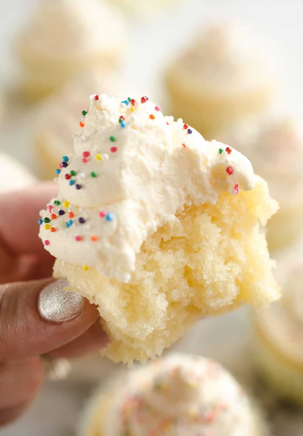 Best Birthday Cupcakes are the perfect dessert recipe for your special celebration! A moist vanilla homemade cake is topped with rich whipped buttercream for a sweet treat everyone will love. 