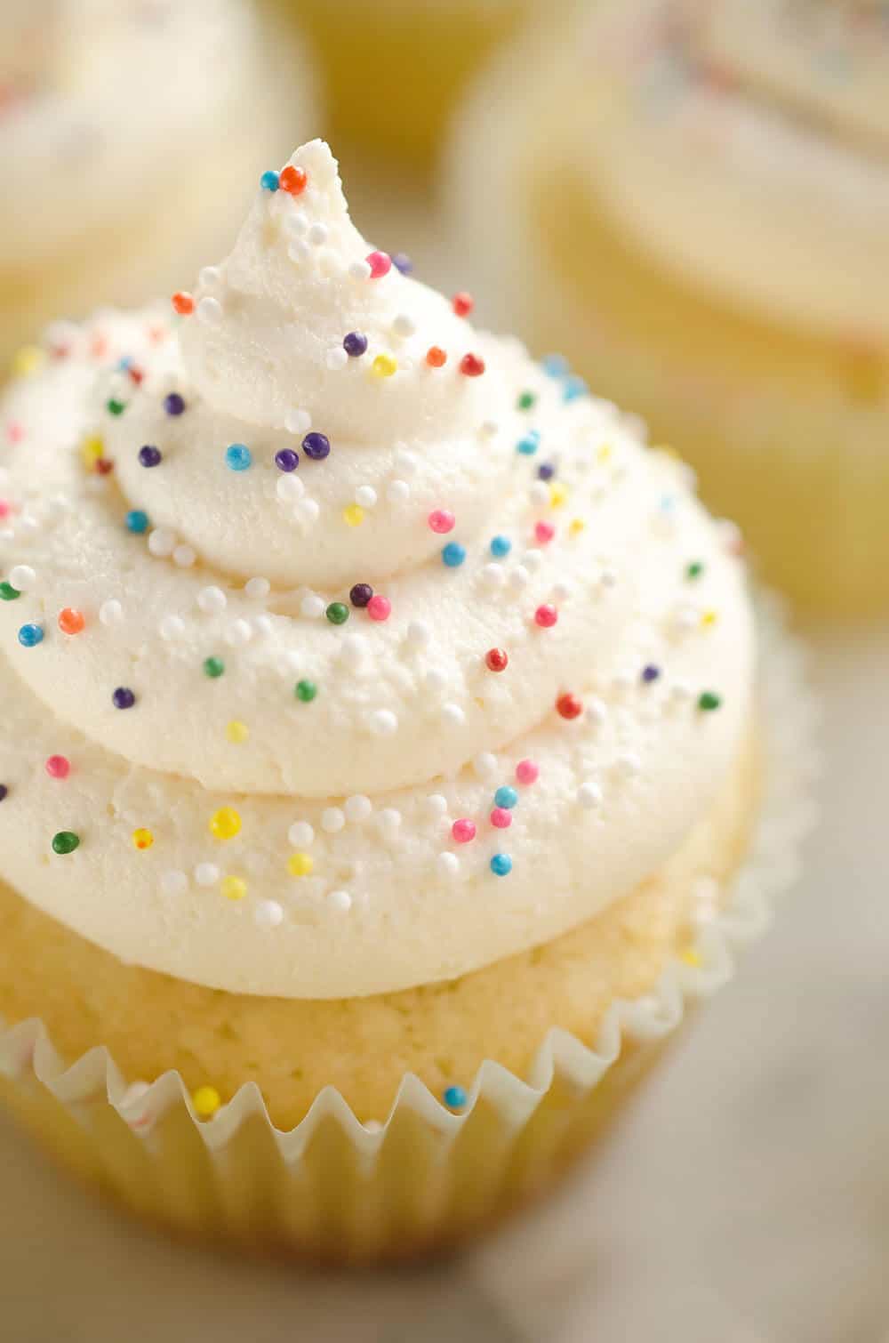 Best Birthday Cupcakes are the perfect dessert recipe for your special celebration! A moist vanilla homemade cake is topped with rich whipped buttercream for a sweet treat everyone will love.
