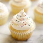 Best Birthday Cupcakes on marble table