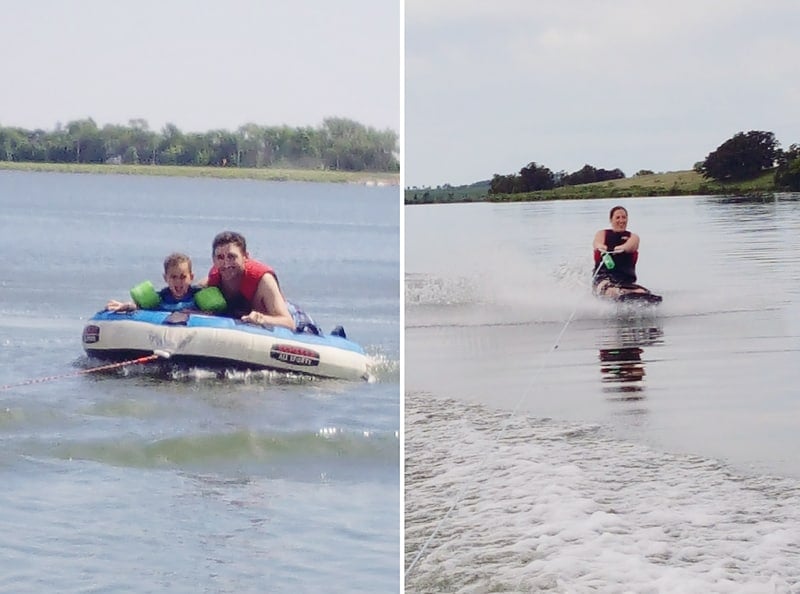 Lake boating - tubing - kneeboarding