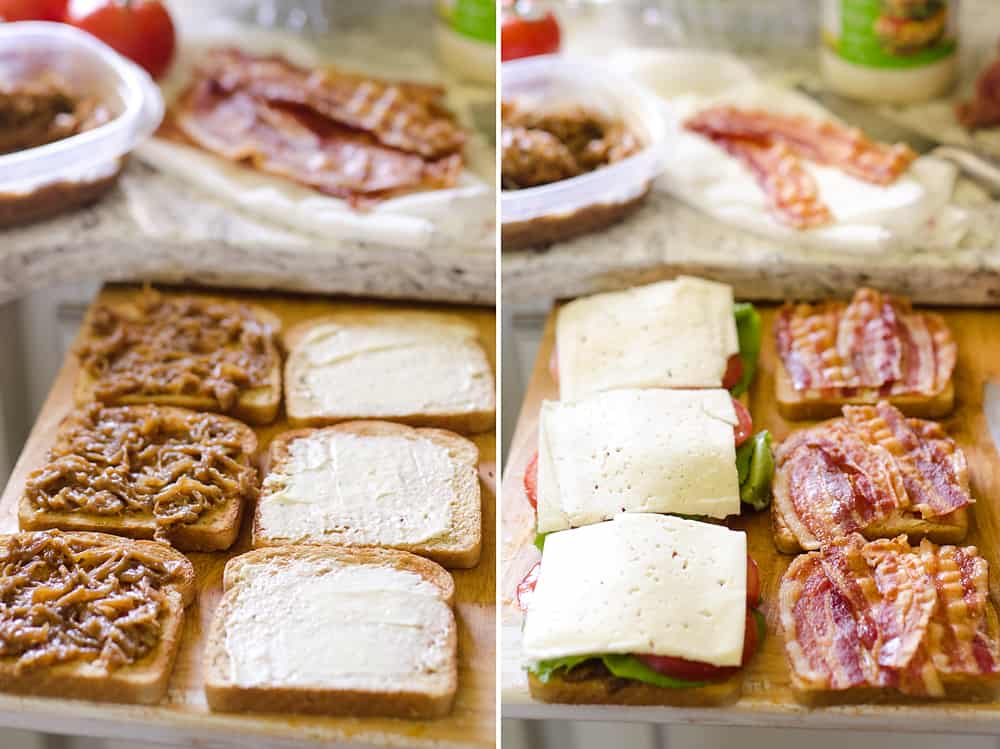 This Ultimate BLT is loaded with all the traditional goodness of a BLT, but with a flavorful twist. The addition of sweet caramelized onions and Havarti cheese take this sandwich to the next level!