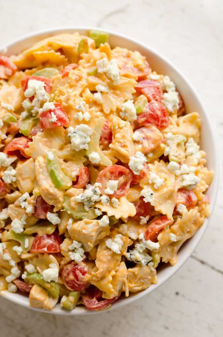 Buffalo Chicken Pasta Salad