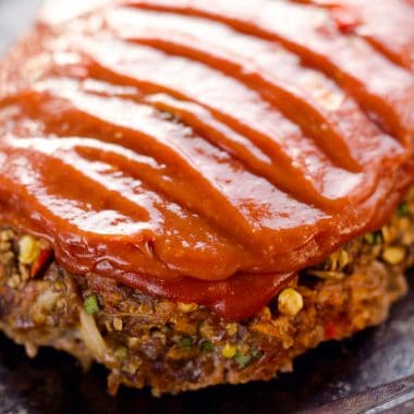 Ultimate Chorizo Meatloaf is a hearty dinner full of ground beef, chorizo, sweet corn and lots of veggies! Take your meatloaf to the next level with this spicy and flavorful recipe that is sure to be a winner.