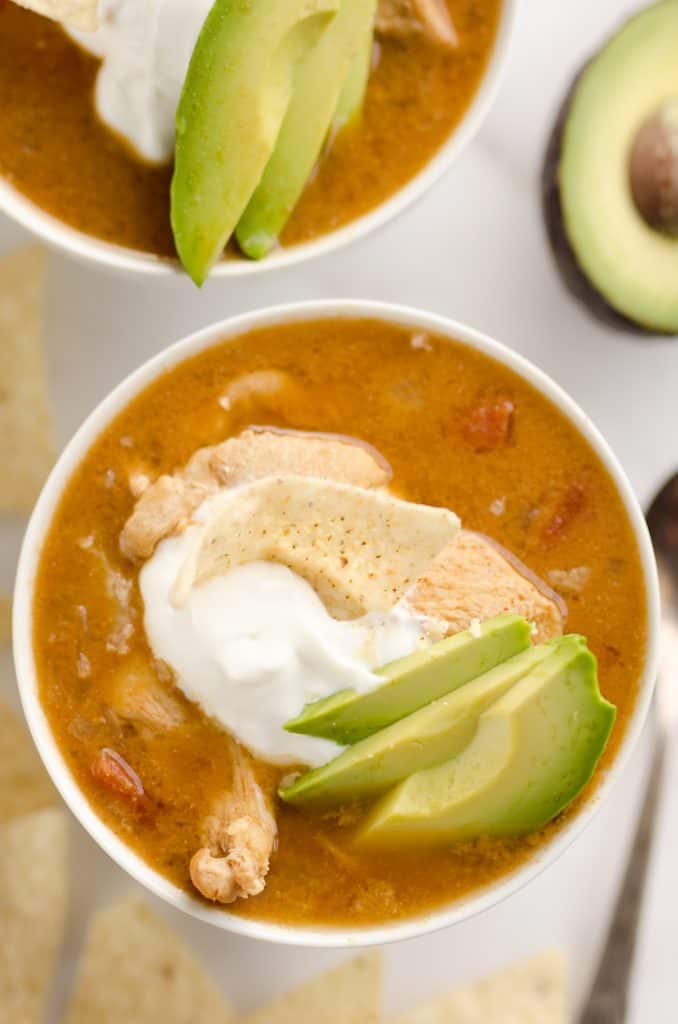 Pressure Cooker Chicken Tortilla Soup Instant Pot