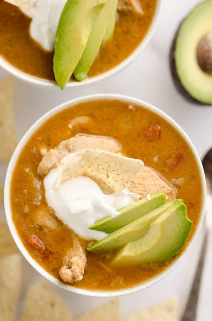 Pressure Cooker Chicken Tortilla Soup Instant Pot