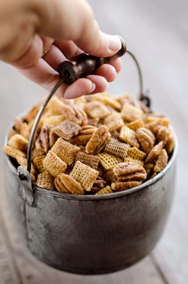 Sweet & Spicy Pecan Snack Mix 10 minute treat