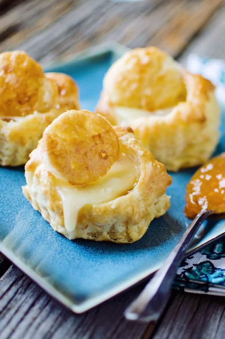 Brie & Apricot Puffs