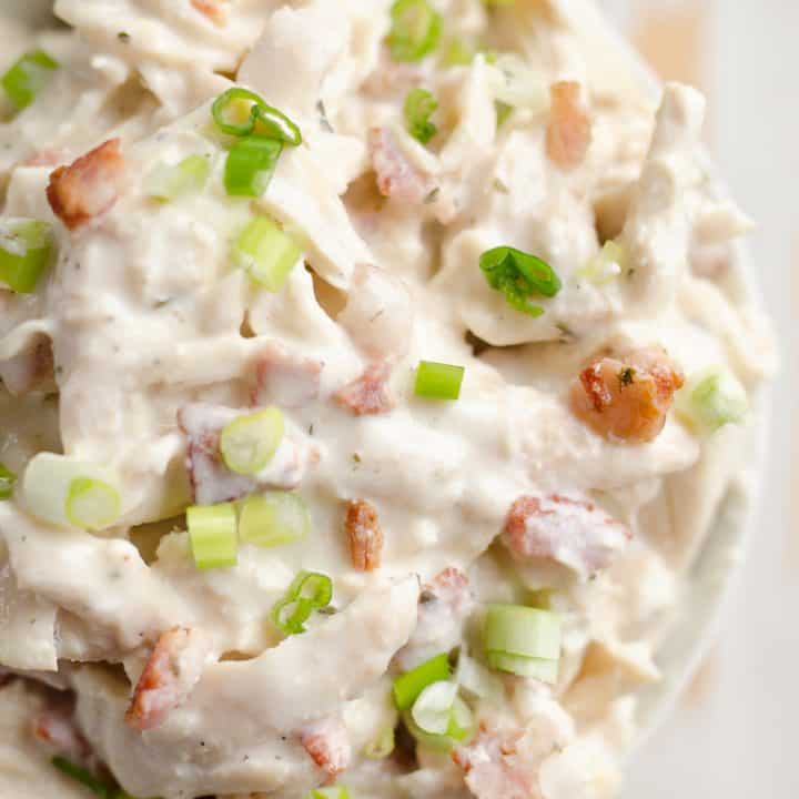 Creamy Chicken Bacon Ranch (Pressure Cooker or Crock Pot)