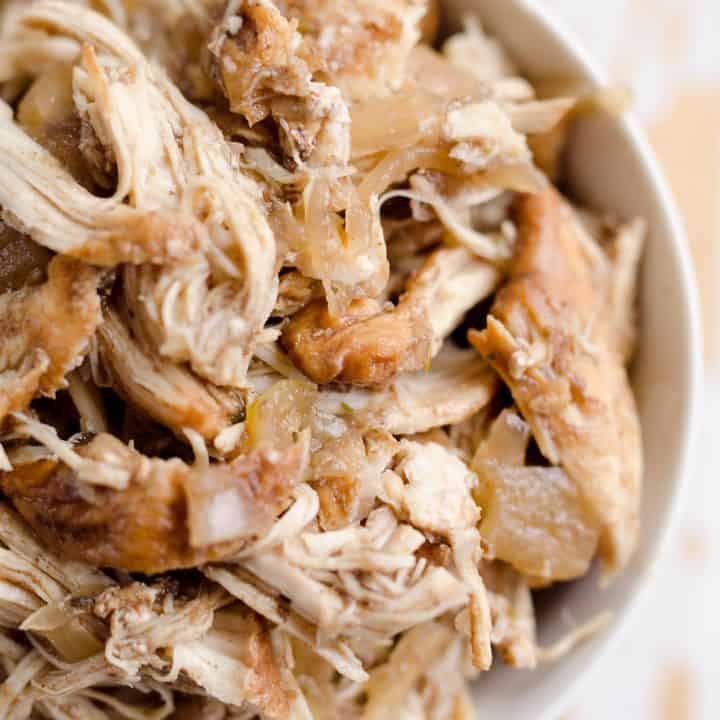 Honey Balsamic & Onion Chicken (Pressure Cooker or Crock Pot)