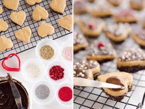 Peanut Butter Buckeye Brownie Hearts are the perfect sweet for your special Valentine. They combine two of the best desserts into one amazing treat with brownies and peanut butter buckeyes!