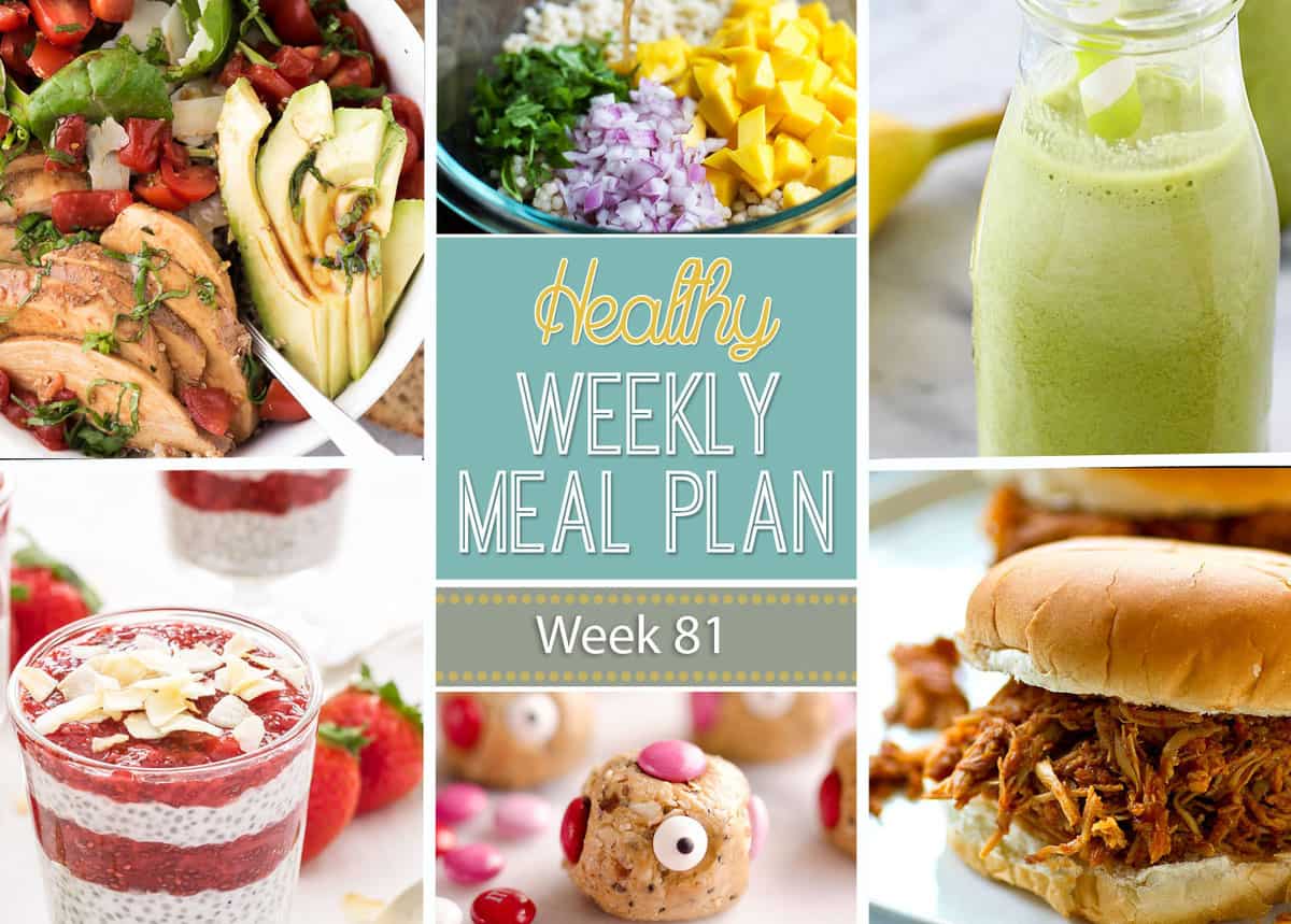 healthy weekly meal plan weekly meal