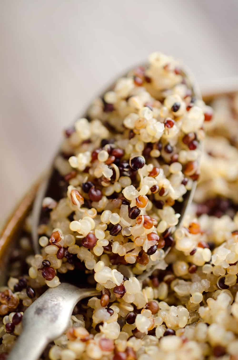 This is the Easiest Fluffy Quinoa Recipe you will make with the help of your Pressure Cooker. Set it and forget it for the best quinoa made in your Instant Pot in just 20 minutes.
