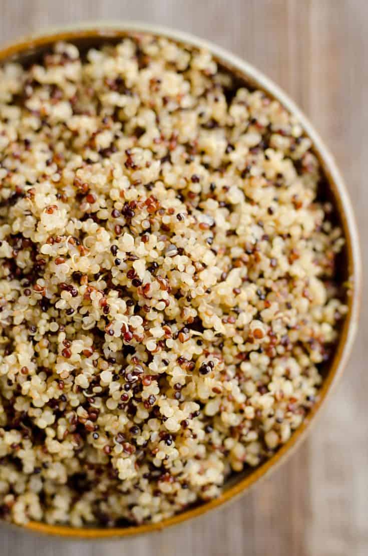 Easiest Fluffy Quinoa Recipe {Pressure Cooker}