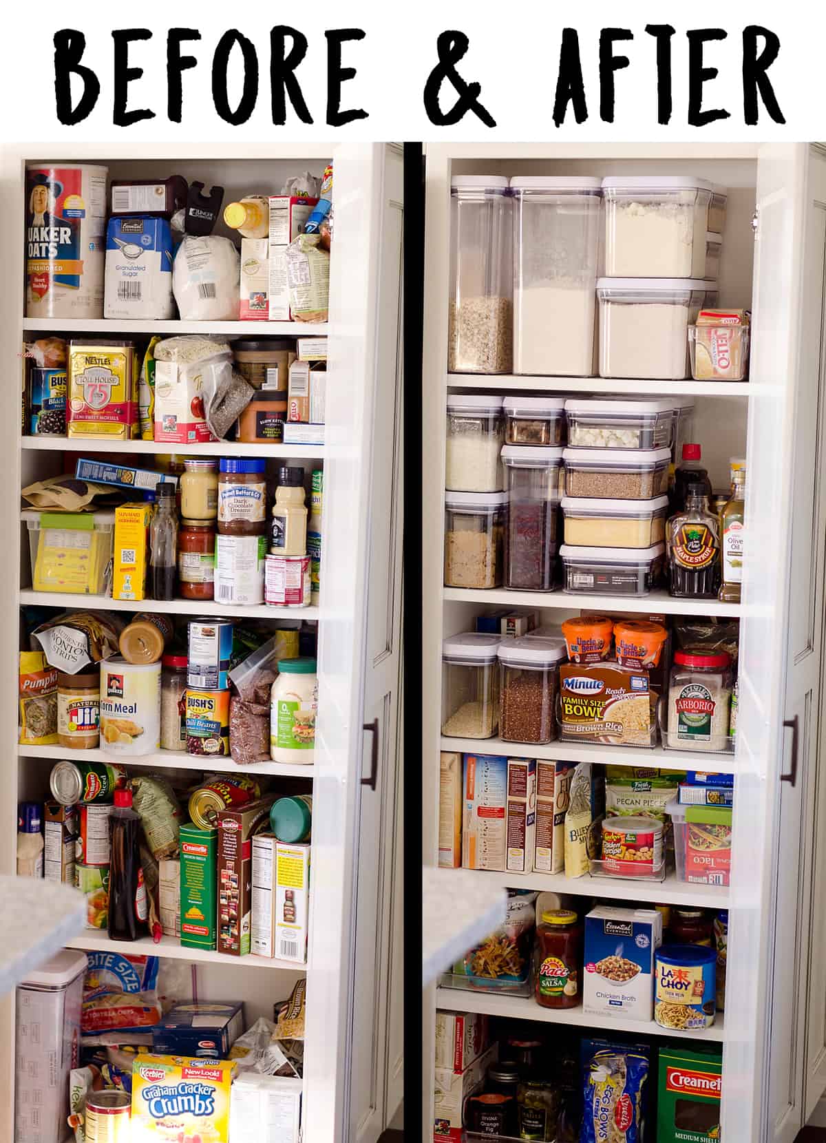 Organized Kitchen Before And After