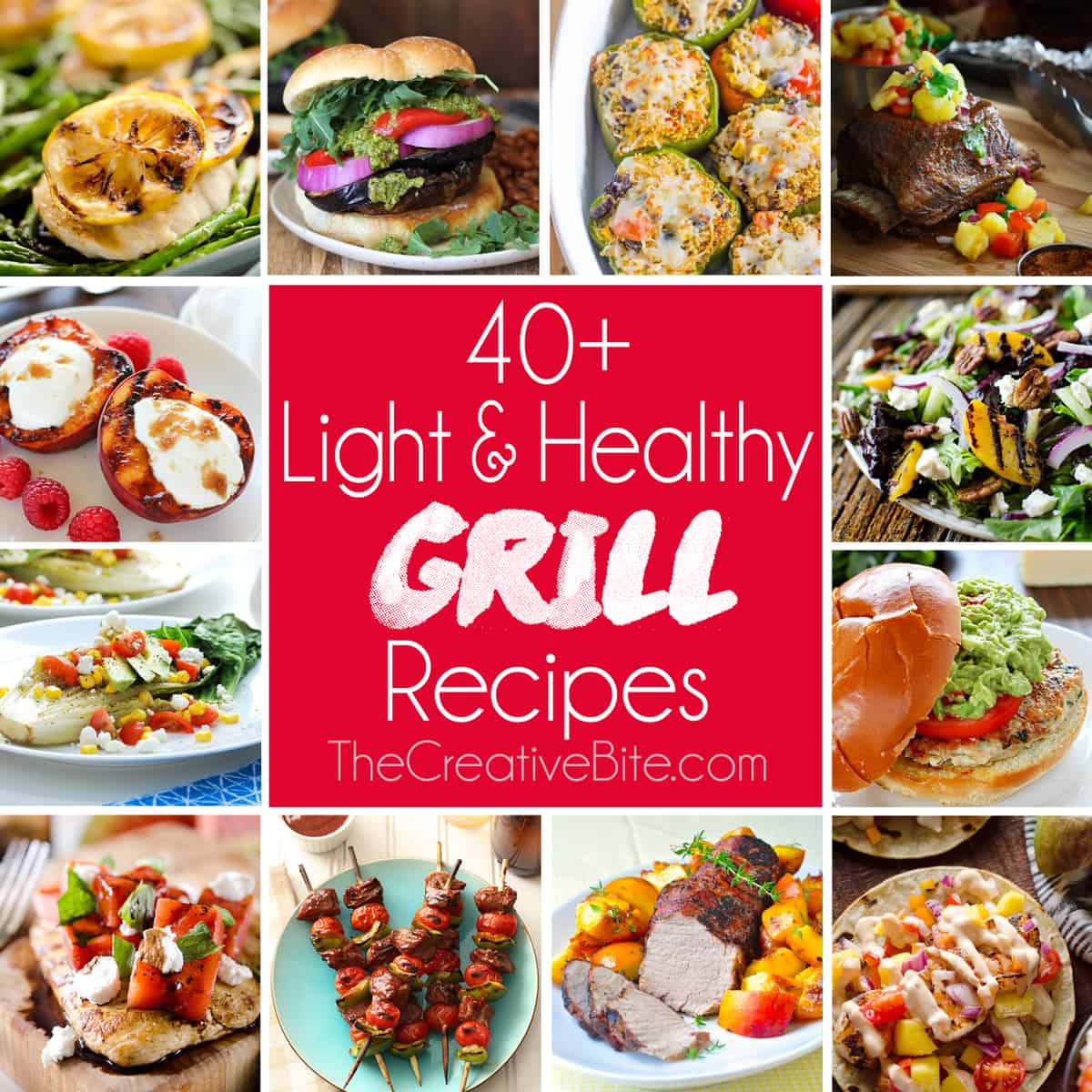 40+ Light & Healthy Grill Recipes