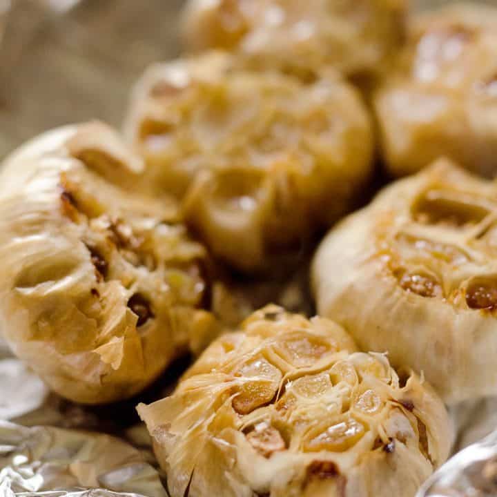 Learn How to Make Roasted Garlic, which is an easy way to add a huge burst of flavor to any dish!