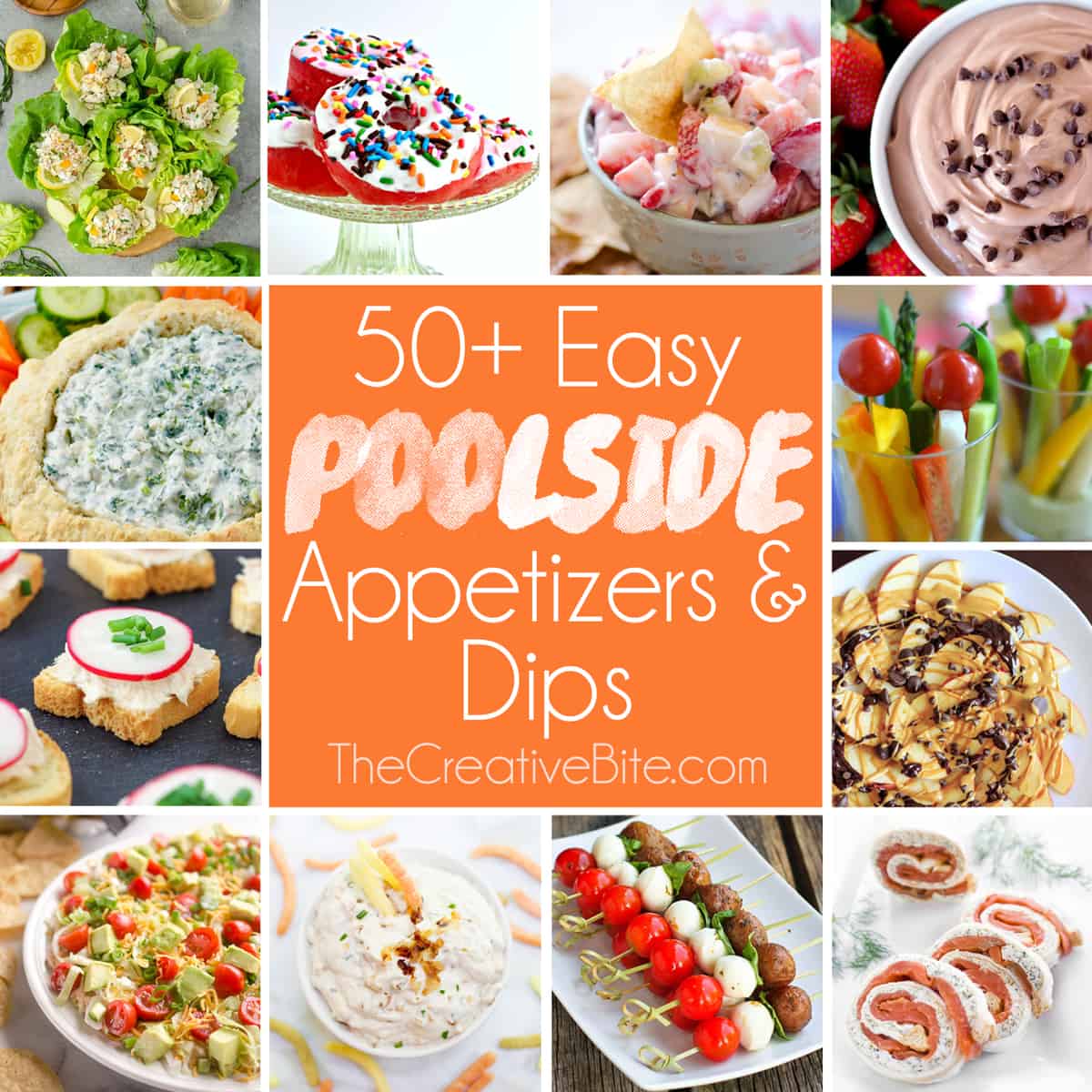 50+ Easy Poolside Appetizers & Dips