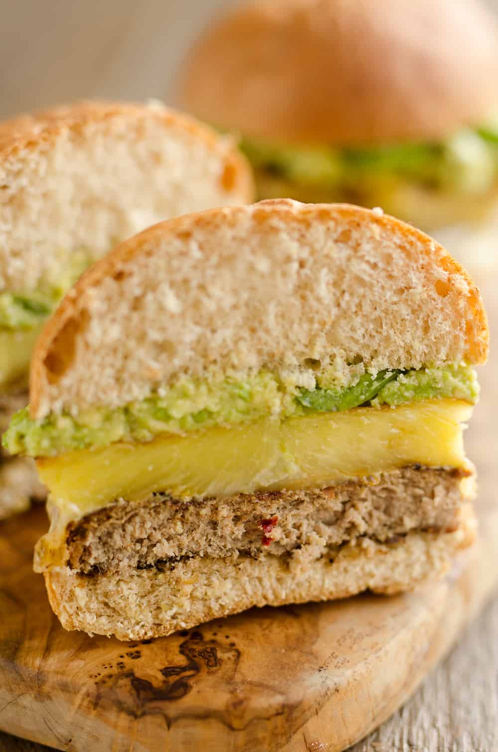 Grilled Pineapple & Guacamole Turkey Burger is a healthy and easy recipe made on the grill! Juicy Jennie-O Turkey Burgers are topped with pepperjack cheese, sweet grilled pineapple, guacamole and fresh jalapeños for a zesty burger perfect for any grill out. 