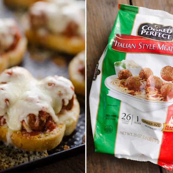 Cheesy Texas Toast Meatball Sliders