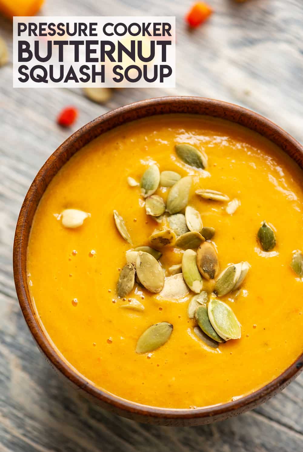 Pressure Cooker Creamy Butternut Squash Soup Instant Pot